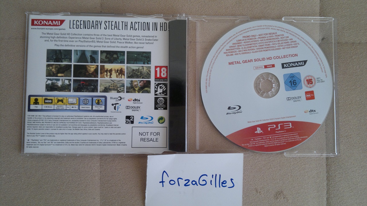  ALINIK Metal Gear Solid HD COLLECTİON !! (Promo vers.)