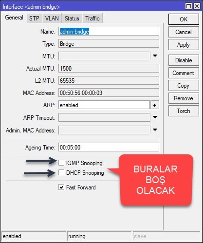 Mikrotik anlayanlar yardımcı olabilirmi?