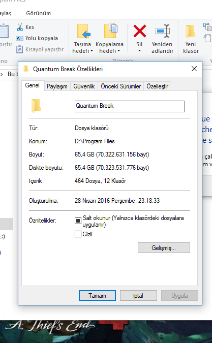 Quantum Break'in PC Sürümüne 27 GB'lık Güncelleme Geldi