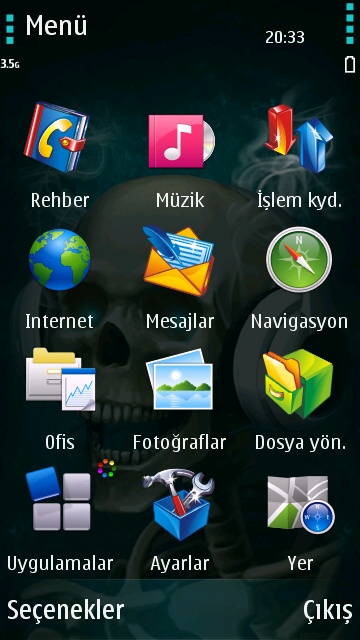  Güncellendi.Nokia 5800,5530,n97,5230 ve tüm s60_v5 'ler için FULL Tema
