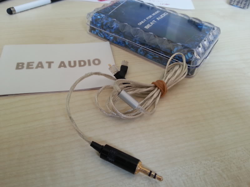  Beat Audio-Silver Sonic Mkv iem kablosu