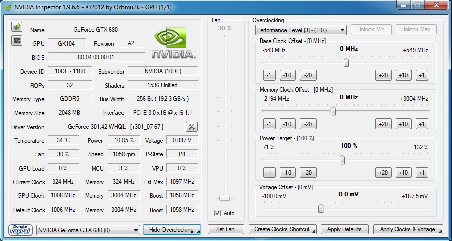  NVIDIA Mobil Kepler GTX/GT6..M O.C Rehberi / Max. Saat Hızları İstikrarlı O.C için Tam Çözüm