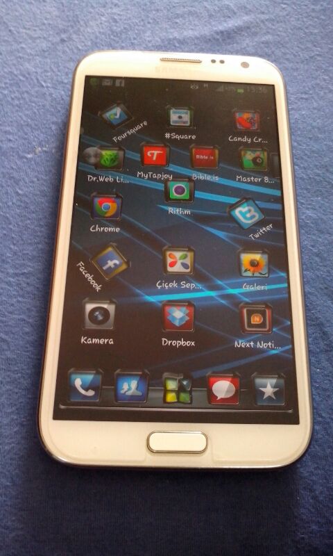  Sıfırdan Farksız Samsung Galaxy Note II N7100 - Satılmıştır