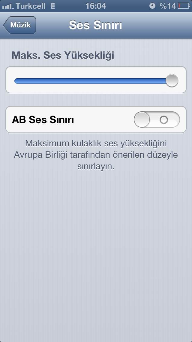  iPhone 'Yüksek Ses' Uyarısı ?