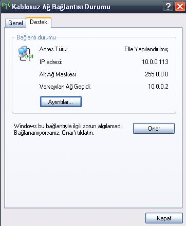  Ethernet Kartını Çalıştıramıyorum...!