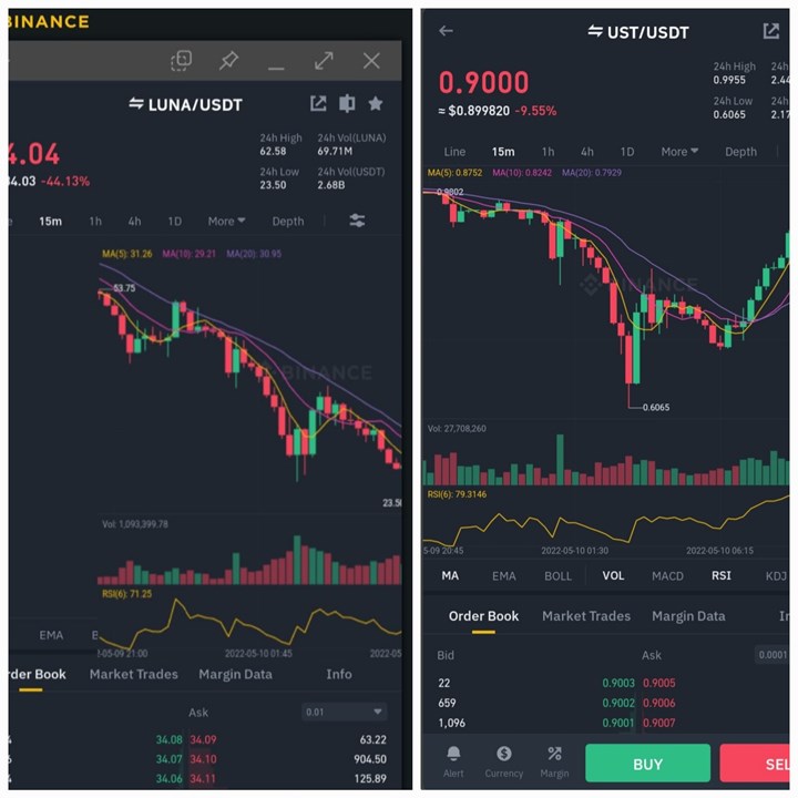 Bitcoin 30 bin doların da altına indi, UST stabil para birimi çakıldı