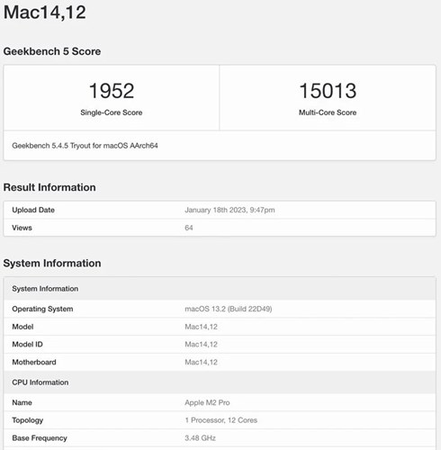 M2 Pro işlemcili Mac mini Geekbench’te gözüktü: M1 Max’ten daha güçlü