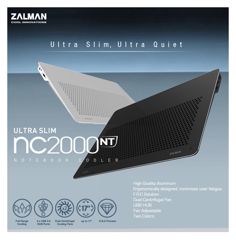  [ALINIK] Zalman ZM-NC2000NT Notebook Soğutucu