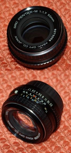  SMC Pentax-m 50mm F1.7 lens - 100 tl