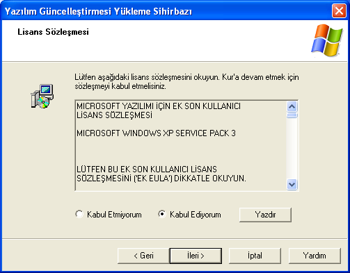  ## Windows XP Service Pack 3 Türkçe.. ÇIKTI! ##