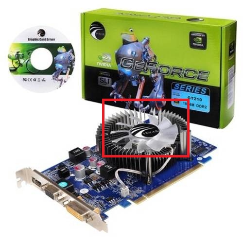  GT210 Orjinal fanını değişip stok fan taksak !