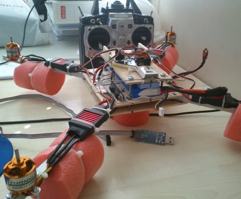  Quadrocopter Yapımı(X-mode)+GPS Kk B.Board, Multiwii, DJI WOOKONG+NAZA M