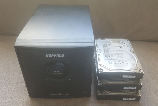 12TB BUFFALO HDD KASASI (BUFFALO DRIVESTATION HD-QL12TU3R5-EU): 350TL