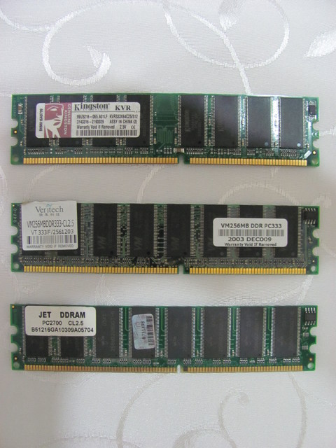  Satılık DDR400 ve DDR333 Ramler