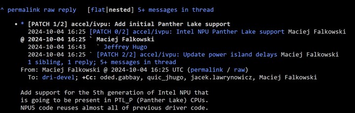 Intel, Panther Lake işlemcilerin bir özelliğini daha doğruladı: NPU yenileniyor