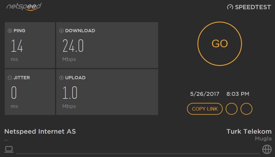 Netspeed - Taahhütsüz Yalın İnternet - Aylık 34 TL