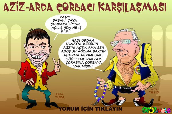  İsminizin yanına karikatür yazıp Google'da aratıyoruz ilk çıkanın SS'ni koyuyoruz