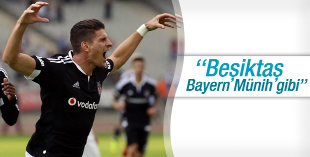  Mario Gomez: Beşiktaş Bayern Münih gibi