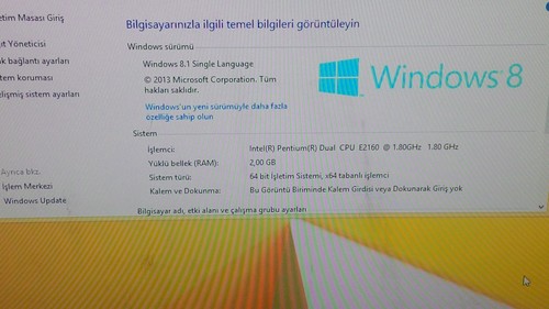 // SATILIK \\ LENOVO E2160 / 2GB / 160GB HDD SLİM KASA BİLGİSAYAR