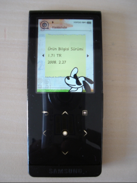  Samsung YP-T10 Mp3 player incelemesi!!(Resimli)/ [T10 ANA KONU]