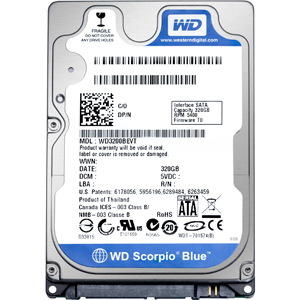  [SATILIK] WD3200BEVT Scorpio Blue 320GB 2,5' HDD -1TL DEN-