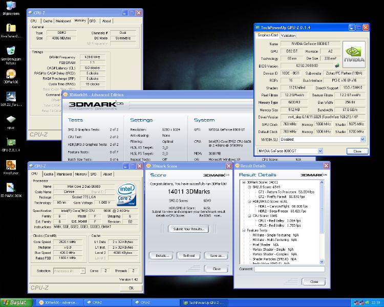  zotac amp 3d benchmark 2006 (15722) puan !!dı!! simdi inat ugruna 16035 puan