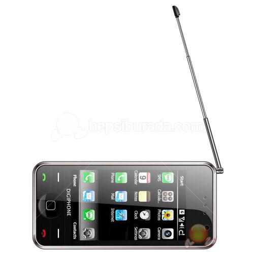  DIGIPHONE DG67 WIRELESS + ÇİFT SİM + TV + 8GB = 354 TL !!