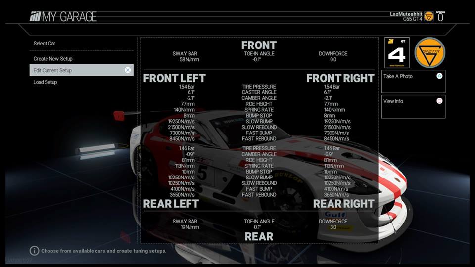 Car settings. Как поменять управление в Гран Туризмо спорт. Оптимальные настройки Мазда р Икс 7 в кран Туризмо спорт.