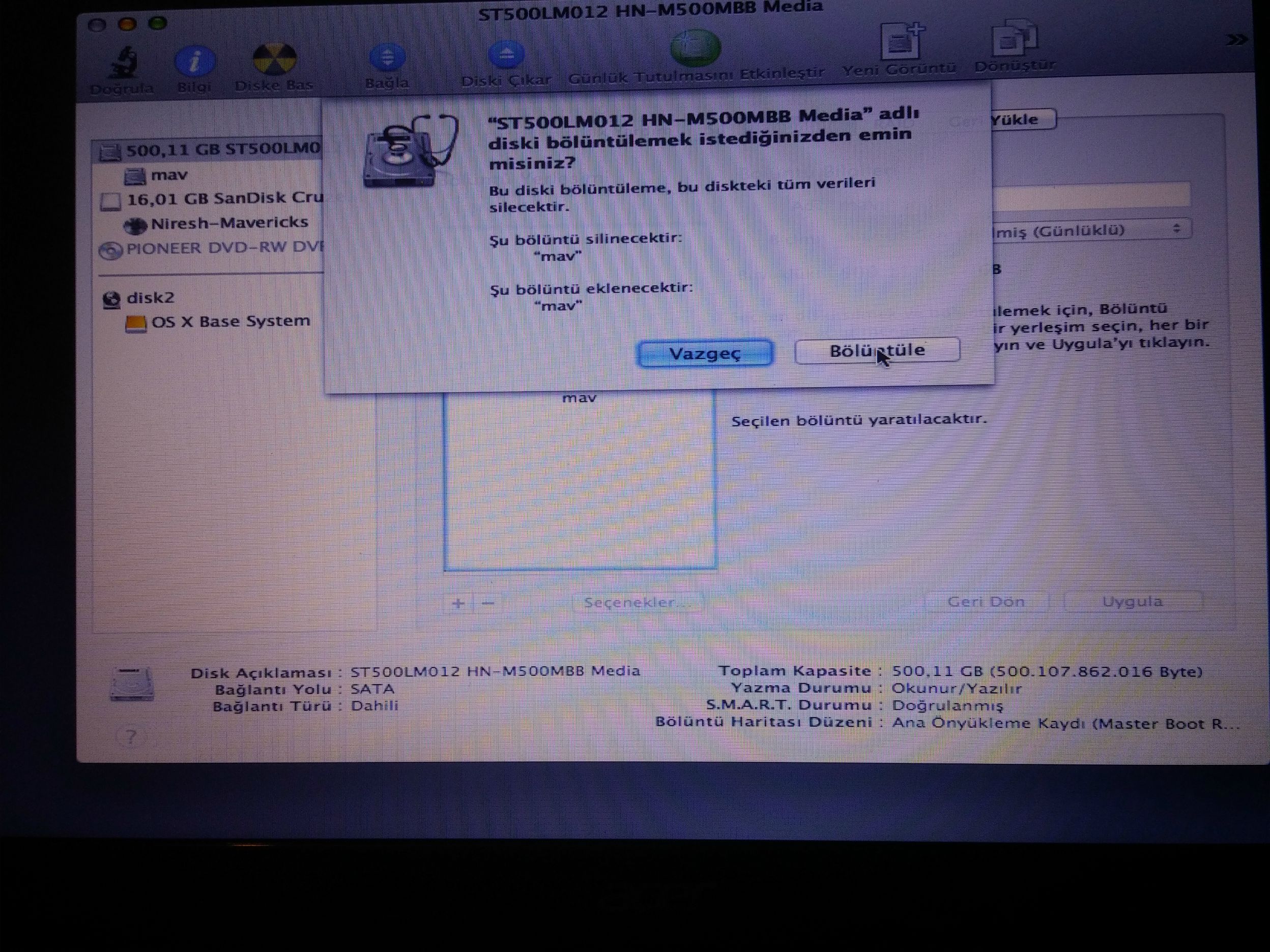  Mac OS X 10.9 Mavericks'i Asus P5 KPL Serisi Anakartlara Kurulumu Rehberi (Detaylı)