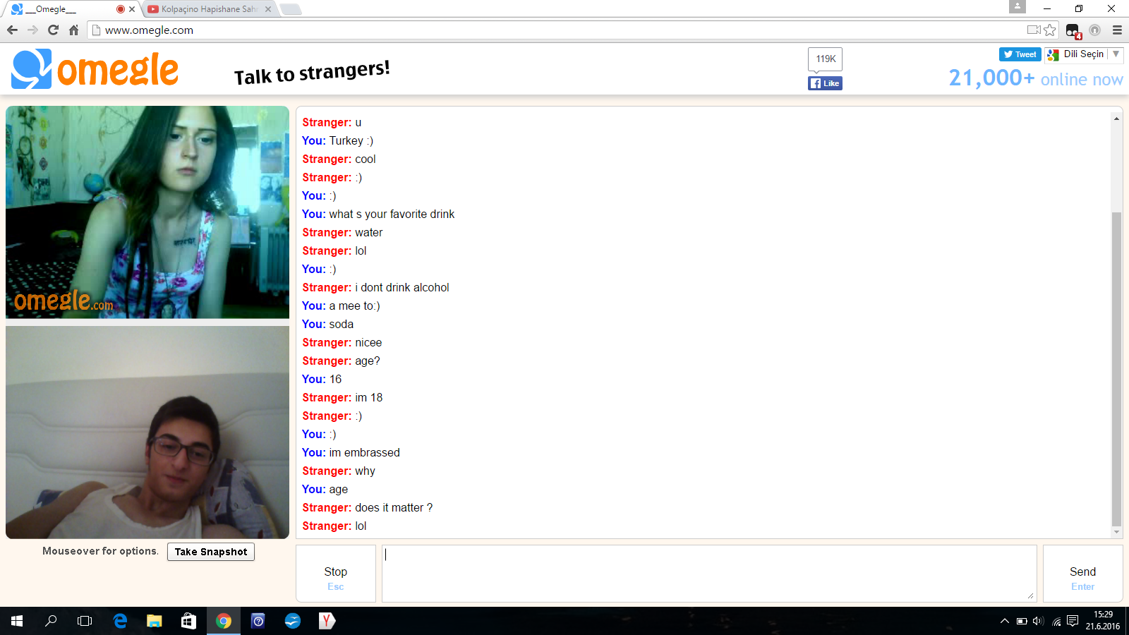 Omegle Pussy.