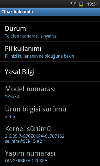  Galaxy S wifi 5.0 İnceleme Geldiiii