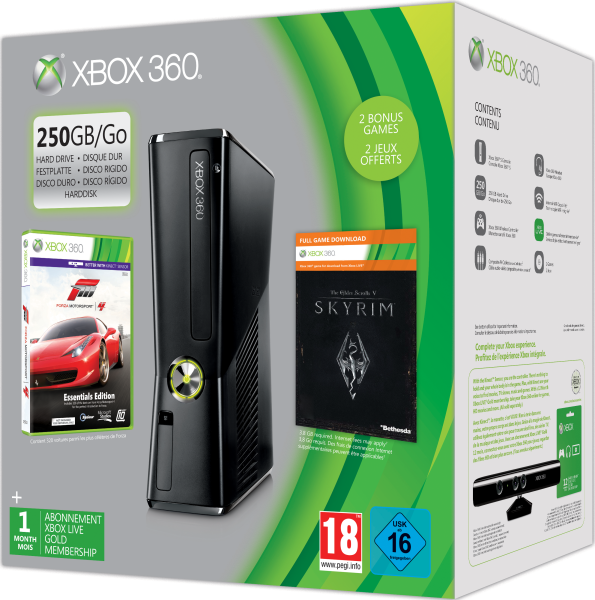  650 TL Xbox 360 250GB Forza 4,Skyrim,Dragon Age 2, MOH warfighter,Sonic generations