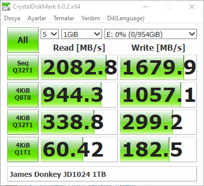 James Donkey 1TB M.2 SSD İncelemesi