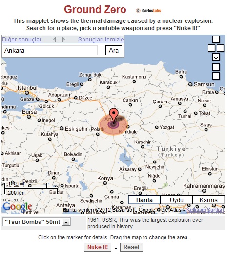  Rusların TSAR Bombası