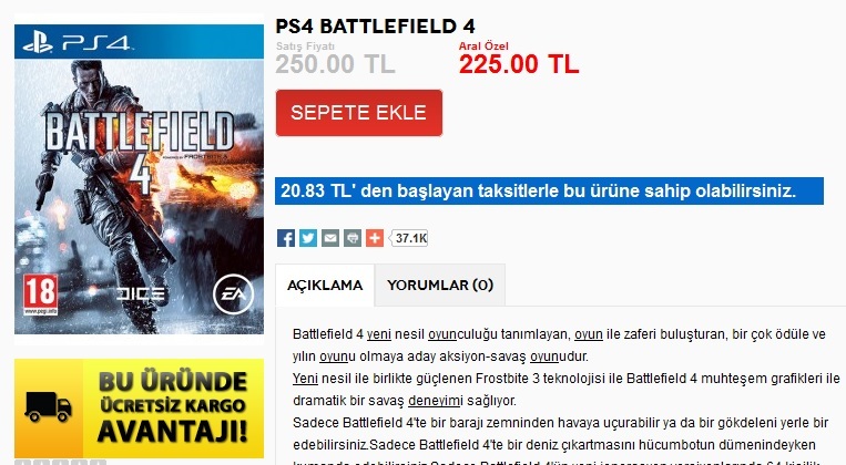  ARAL'dan PS4 oyunlarına ZAM!