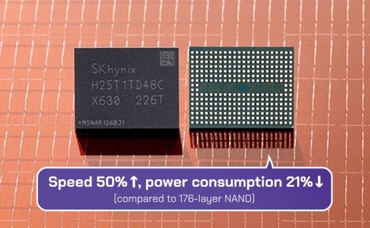 SK hynix, yüksek hızlı 238 katmanlı 4D NAND belleklerin seri üretimine başladı