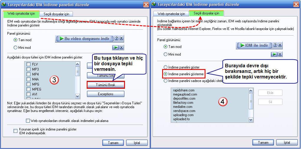  İnternet Download Manager Kapatma / Pasifize edemiyorum.
