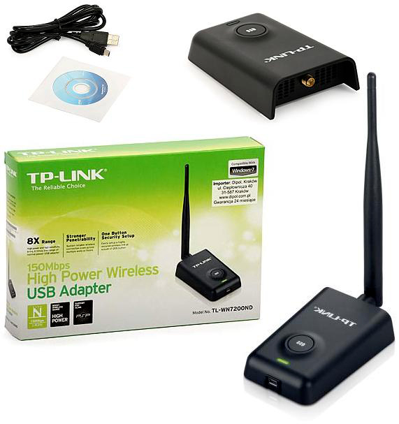  TP-LINK USB Adapter Model no. TL-WN7200ND