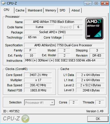  AMD 7750 ve GİGABYTE GA-MA770-DS3 ile OC