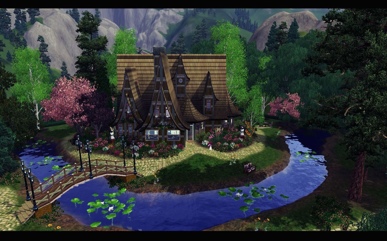  Sims 3 e Hobbit köyünü kurdum(Shire) sizce nasıl