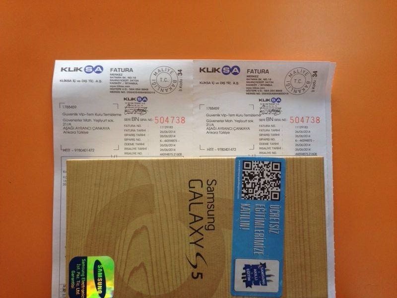  SATILDI SIFIR AÇILMAMIŞ SAMSUNG GARANTİLİ GALAXY S5