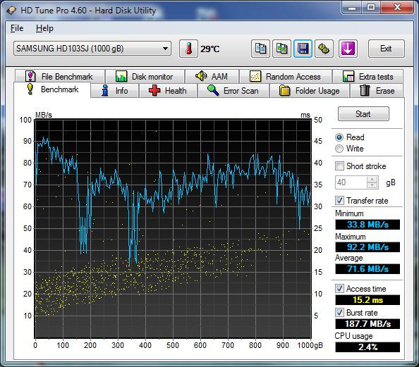  Samsung HD103SJ Test Sonuçları