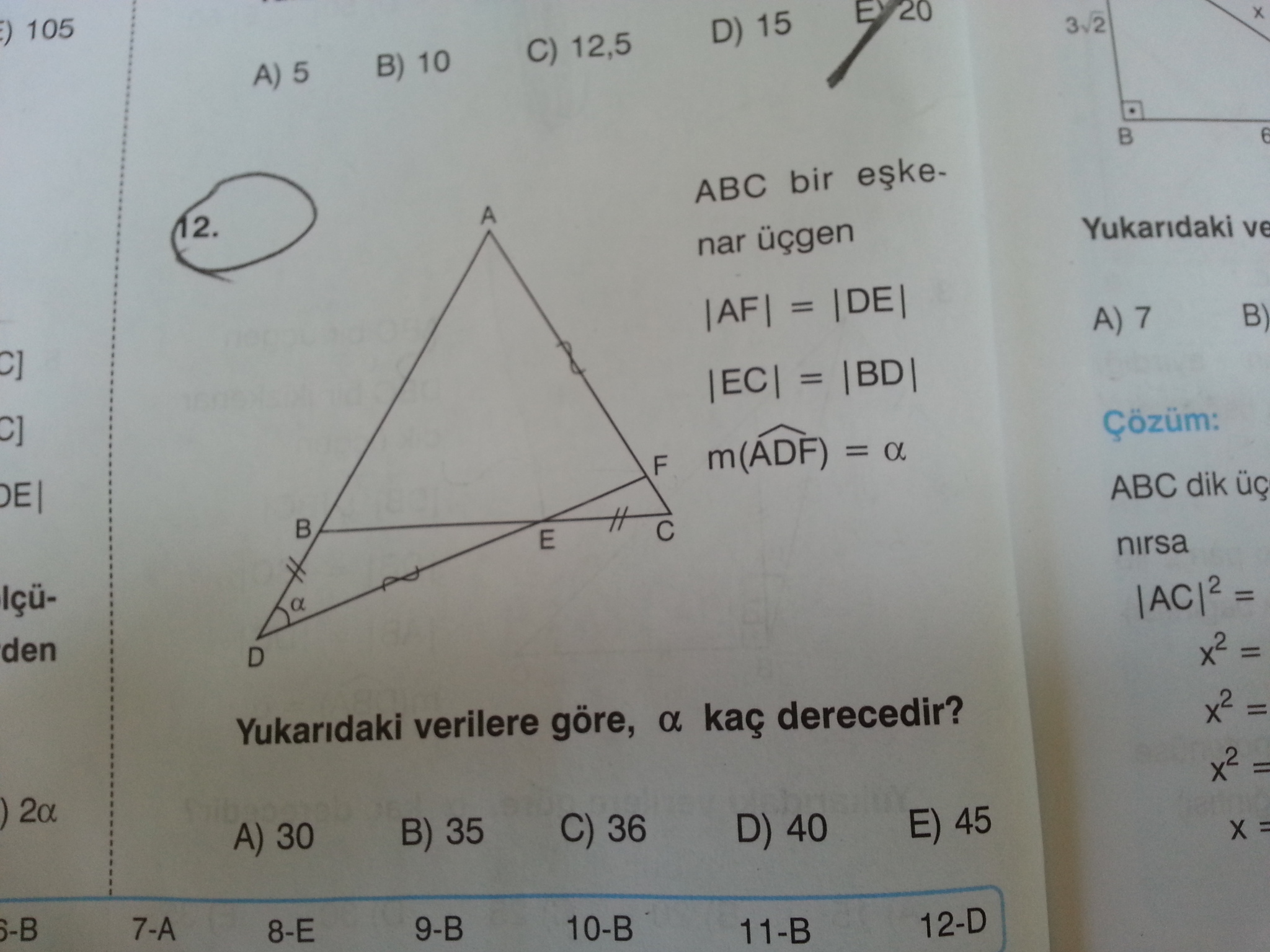  GEOMETRİ SORULARIM YARDIM