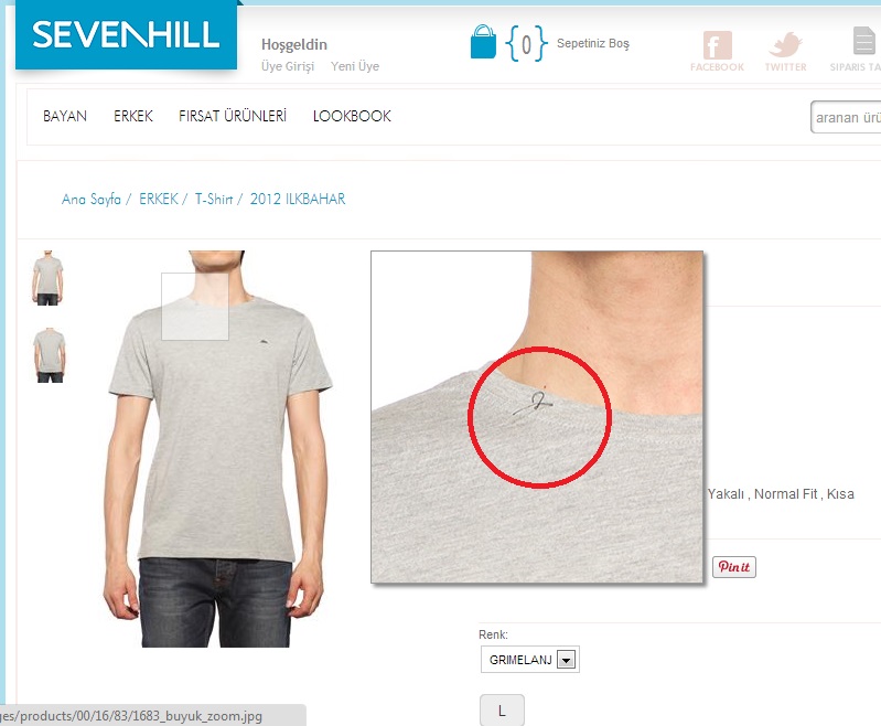  Sevenhill'in internet mağazası T-shirtler 2.99 Tl, Pantolonlar 8 Tl, Kotlar 15 Tl'den başlıyor!