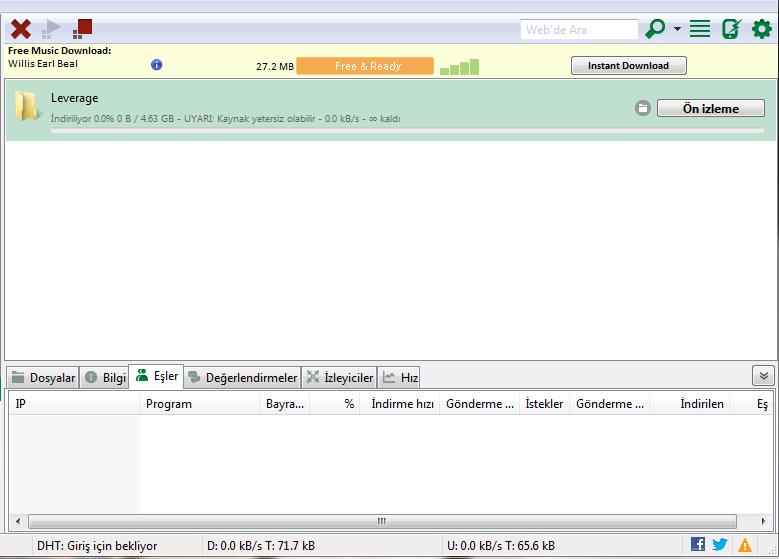  utorrent ile torrent indiremiyorum(LUTFEN YARDIM EDERMISINIZ!)