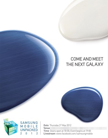 Samsung Galaxy S III, 3 Mayıs'ta tanıtılıyor