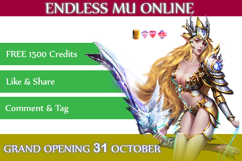 [AD] Endless MU Online | x150, x900 | No FO, No Max | Opening 31 October