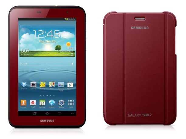 Kırmızı renkli Samsung Galaxy Tab II 7.0, 219.99 border=