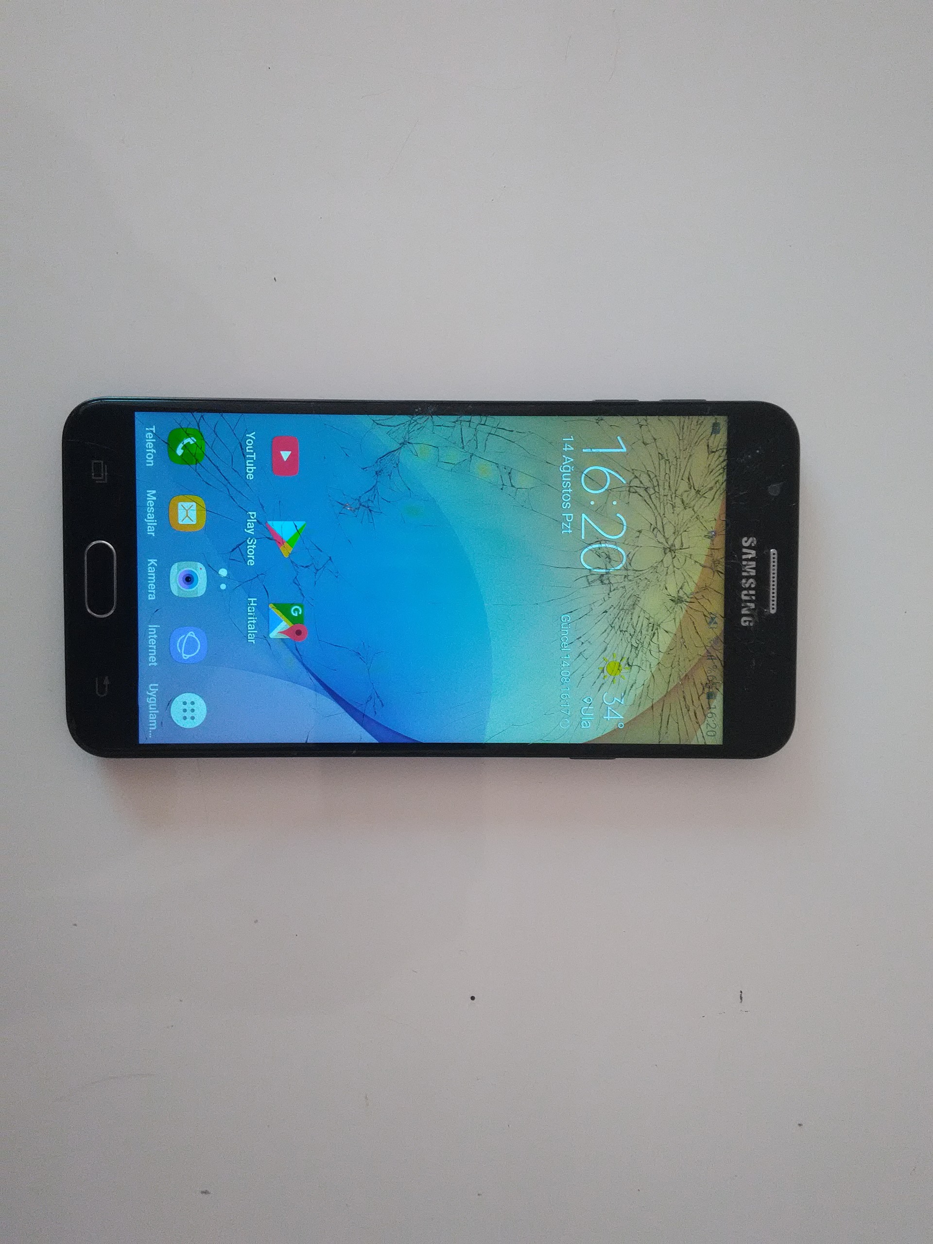SAMSUNG J7 PRIME ÇİZİKSİZ KASA SIFIR GİBİ, 600 TL ( Türkiye telekom 2 yıl garanti devam)