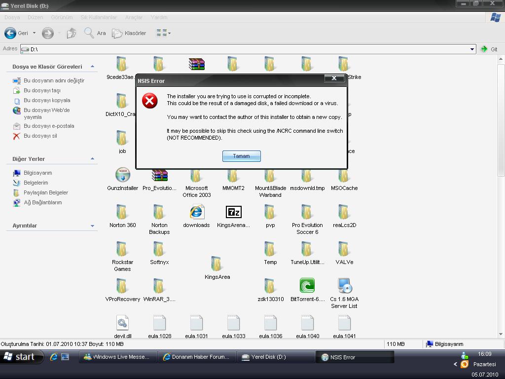 NSIS Error YARDIM ALLAH RIZASI İÇİN